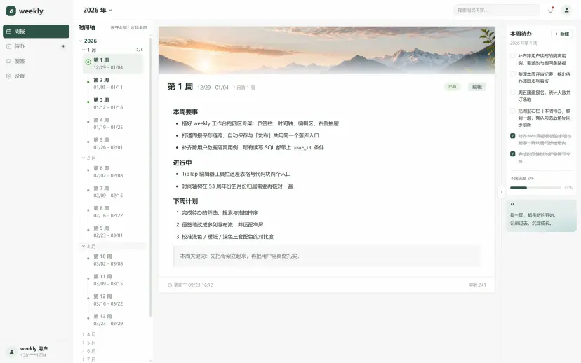weekly 封面
